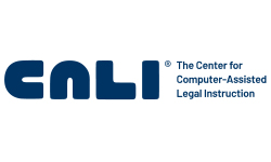 CALI – The Center for Computer-Assisted Legal Instruction membership logo with dark-blue wordmark and descriptor.